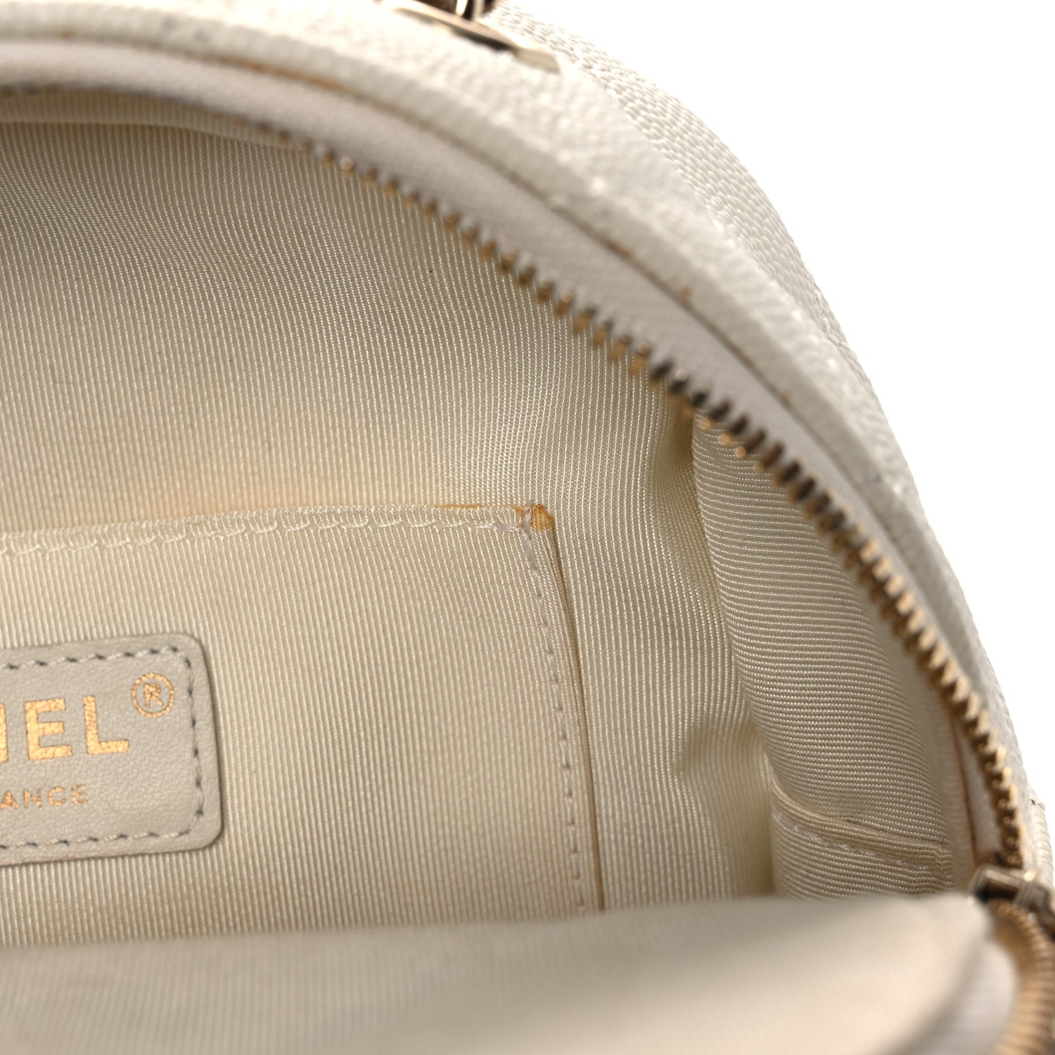 Chanel Caviar Quilted Small CC Day Backpack White 12 of 14