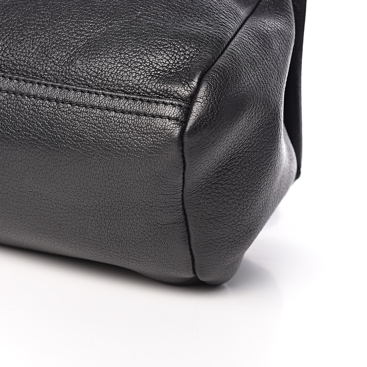 Sugar Goatskin Small Pandora Black