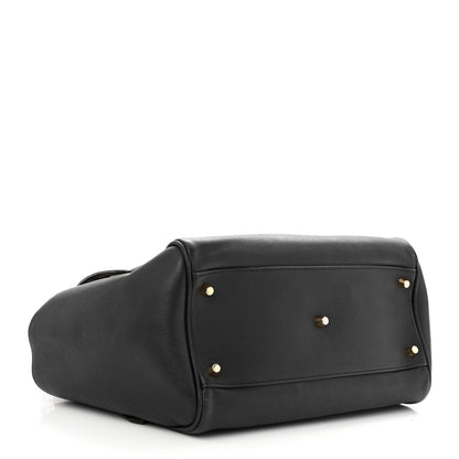 Burberry Calfskin Small Canterbury Tote Black 4 of 10