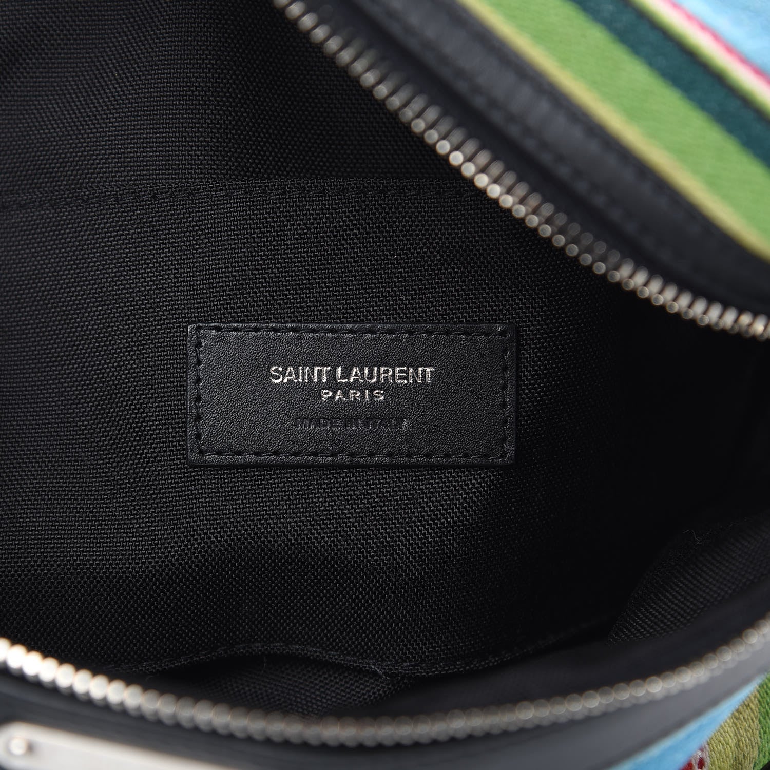 Saint Laurent Wool Mexican Jacquard City Belt Bag Multicolor 6 of 12