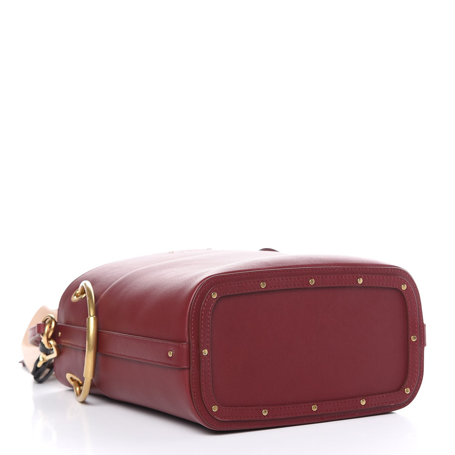 Chloe Smooth Calfskin Medium Roy Bucket Bag Plum Purple 5 of 11