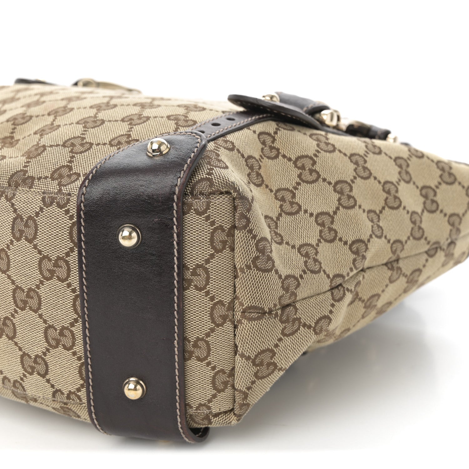 Gucci Monogram Small Pelham Shoulder Bag Dark Brown 28 of 37