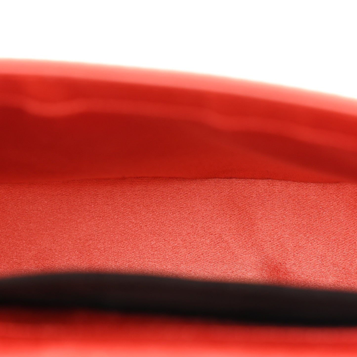 Satin Raso Stones Embellished Top Handle Bag Corallo