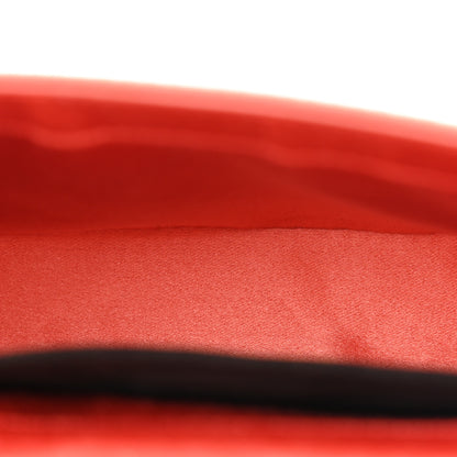 Prada Satin Raso Stones Embellished Top Handle Bag Corallo 6 of 14