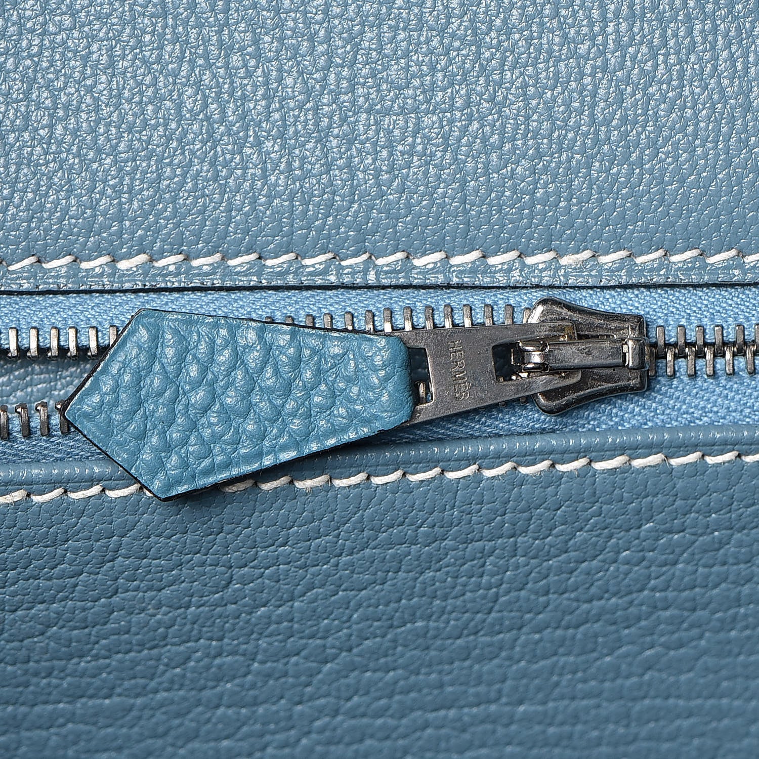 Hermes Togo Birkin 35 Blue Jean 18 of 34