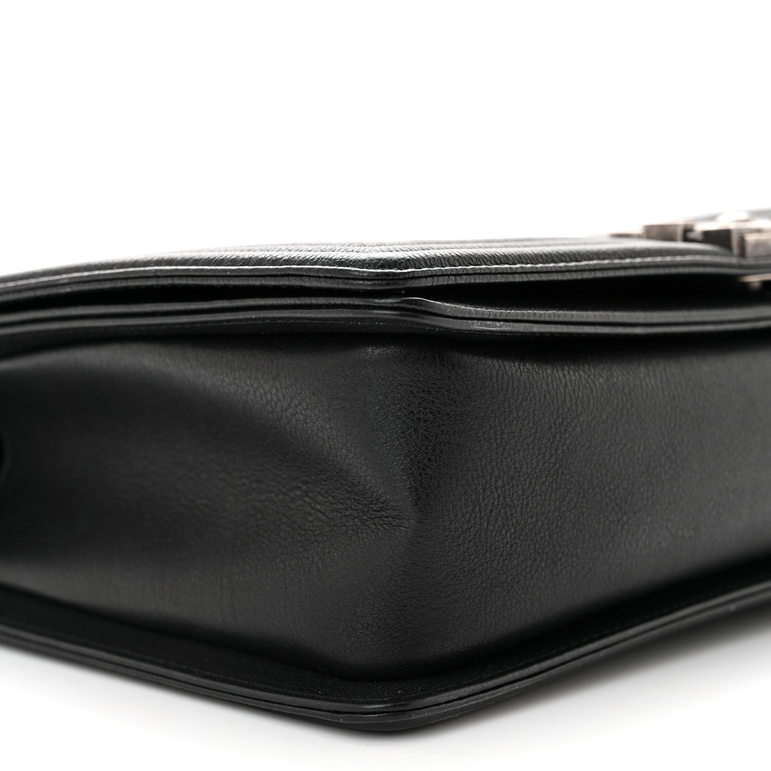 Chanel Grained Calfskin Quilted New Medium Boy Flap Black 9 of 11