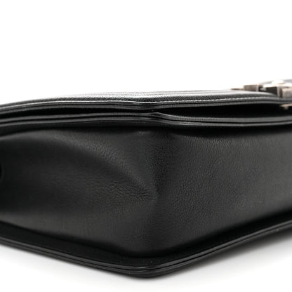 Chanel Grained Calfskin Quilted New Medium Boy Flap Black 9 of 11
