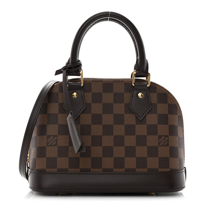 Louis Vuitton Damier Ebene Alma BB 1 of 9