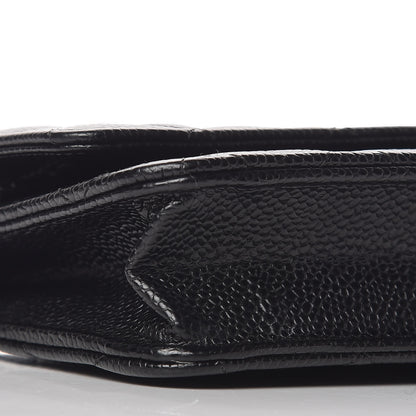 Chanel Caviar Quilted Wallet On Chain WOC Black 6 of 11