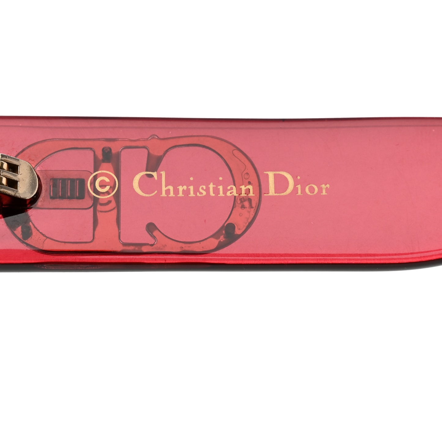 Acetate DDiorF Cat Eye Sunglasses Burgundy