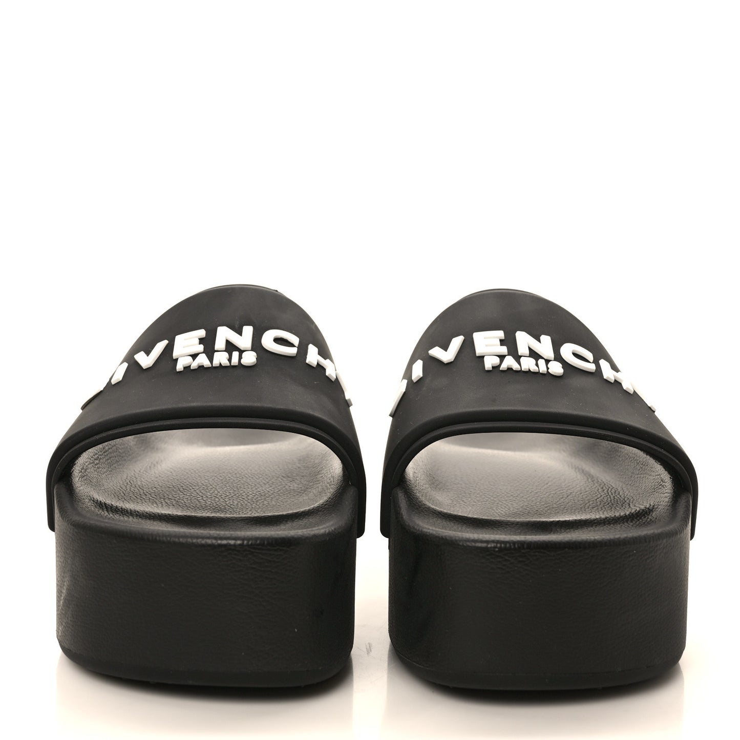 Rubber Logo 101 Dalmatians Platform Slides 38 Black