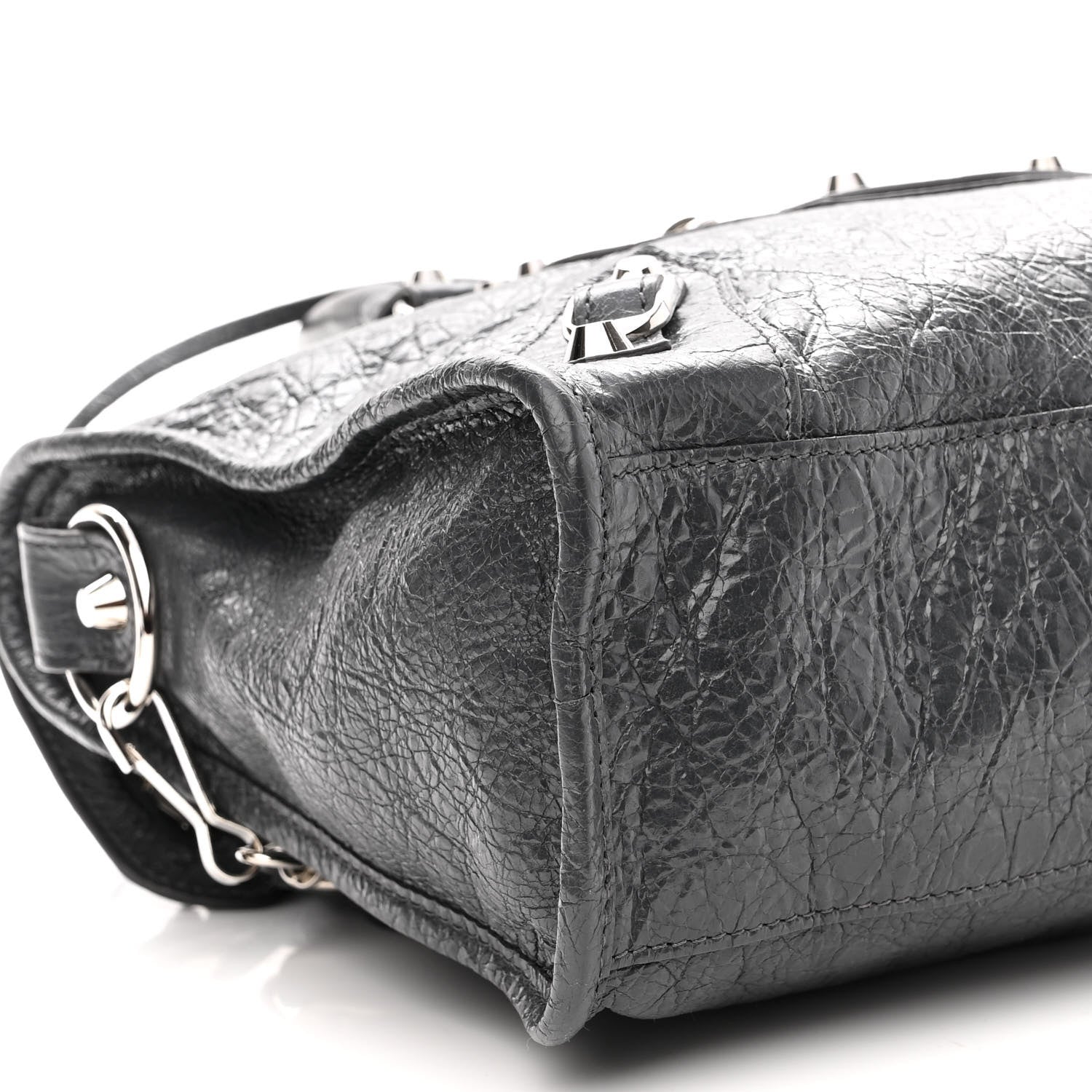 Balenciaga Agneau Classic Silver Hardware S City Gris Fossile 8 of 9