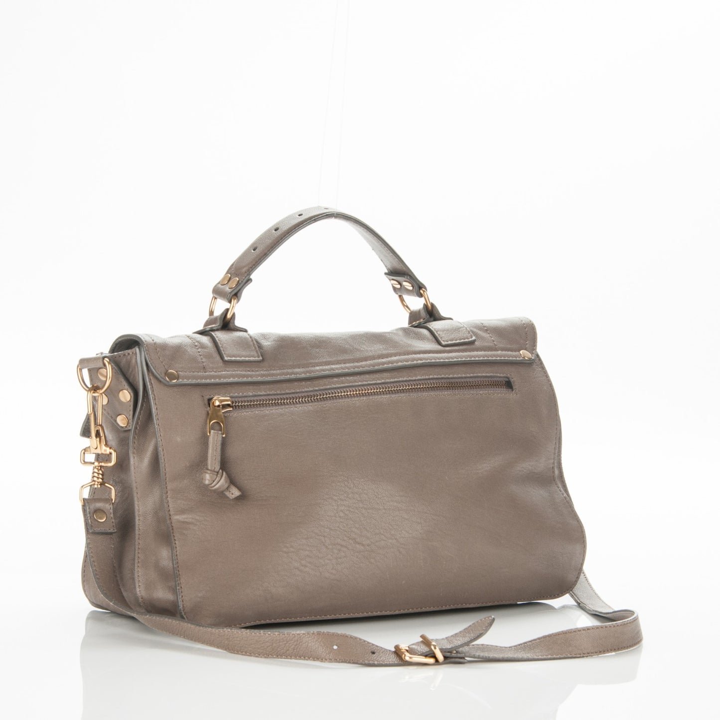 Lambskin Medium PS1 Satchel Smoke