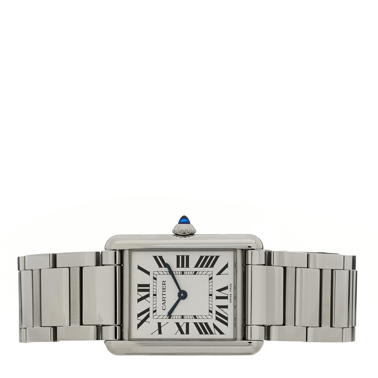 Stainless Steel 25mm Must de Cartier Tank Quartz Watch