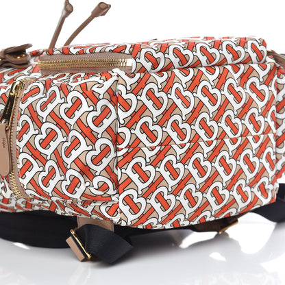 Burberry Nylon Monogram Medium Rucksack Backpack Vermillion 5 of 11
