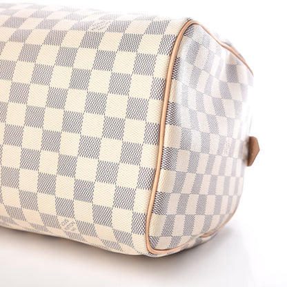 Louis Vuitton Damier Azur Speedy 30 6 of 10