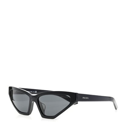 Prada Cat Eye Sunglasses SPR 12V Black 1 of 8