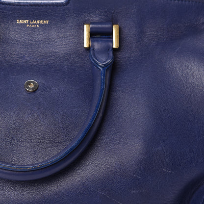 Saint Laurent Calfskin Small Classic Y Cabas Royal Blue 23 of 31