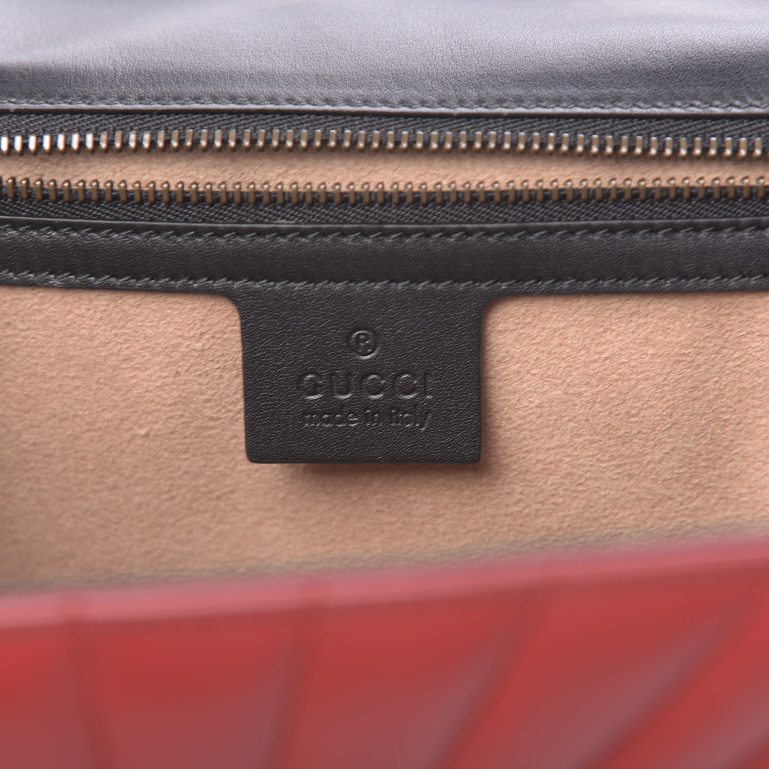 Gucci Calfskin Bamboo Trapuntata Queen Margaret Top Handle Bag Blue Agata Hibiscus Red Mystic White Sugar Pink 6 of 10
