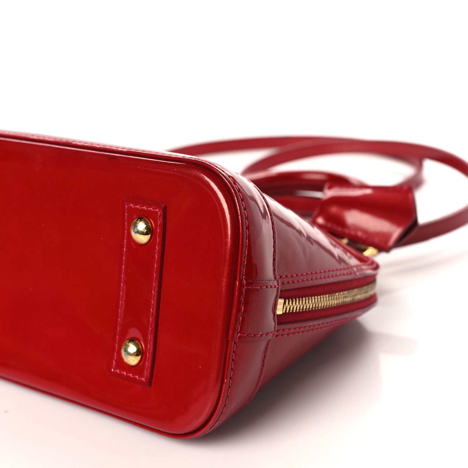 Louis Vuitton Vernis Alma BB Pomme D'Amour 8 of 8