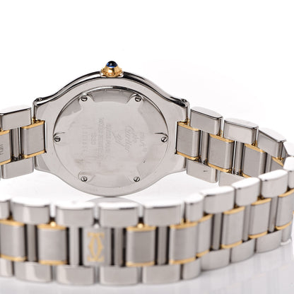 Cartier Stainless Steel 18K Yellow Gold 31mm Must De 21 Quartz Watch 5 of 6