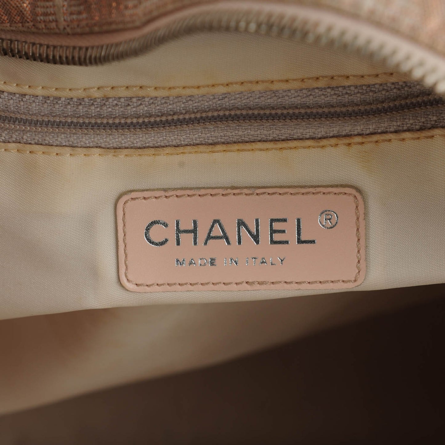 Nylon Medium Travel Tote Beige