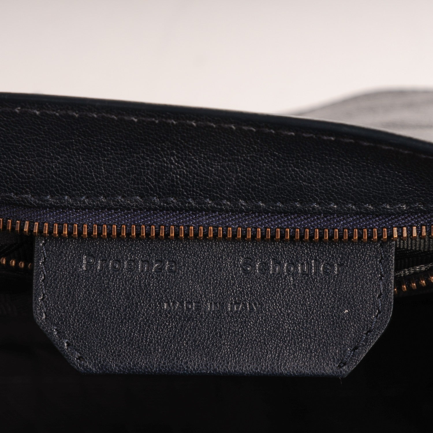 Proenza Schouler Lambskin PS1 Pouch Messenger Midnight 6 of 7