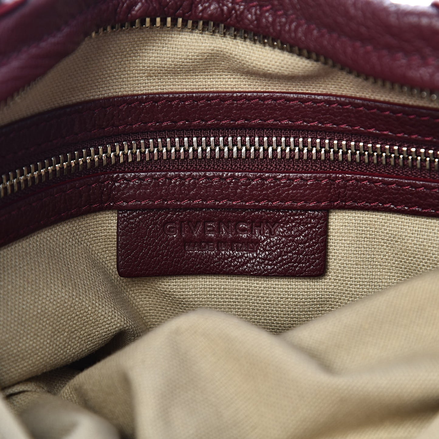 Sugar Goatskin Medium Pandora Oxblood