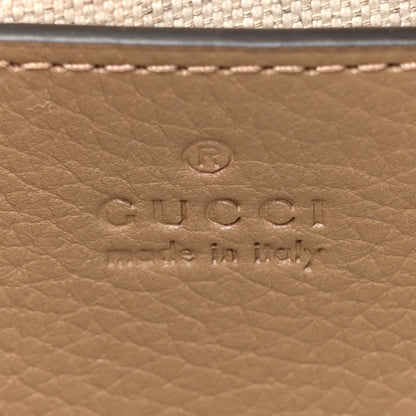Gucci Piuma Calfskin Jumbo GG Embossed Mini Duffle Bag Good Taupe 6 of 12