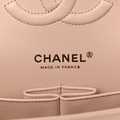 Chanel Caviar Quilted Medium Double Flap Light Beige 6 of 10