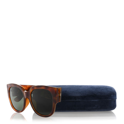 Gucci Acetate Square Frame Sunglasses GG0142SA Tortoise 8 of 8