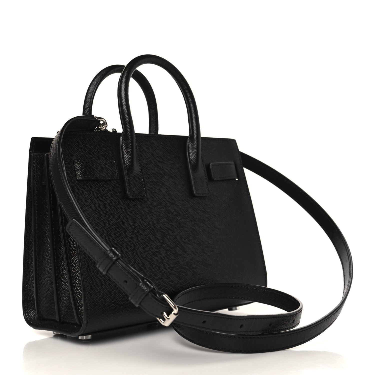 Saint Laurent Grain De Poudre Nano Sac De Jour Black 2 of 8