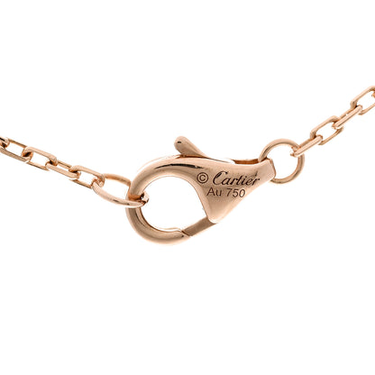 Cartier 18K Pink White Yellow Gold Diamond Trinity De Cartier Pendant Necklace 4 of 6