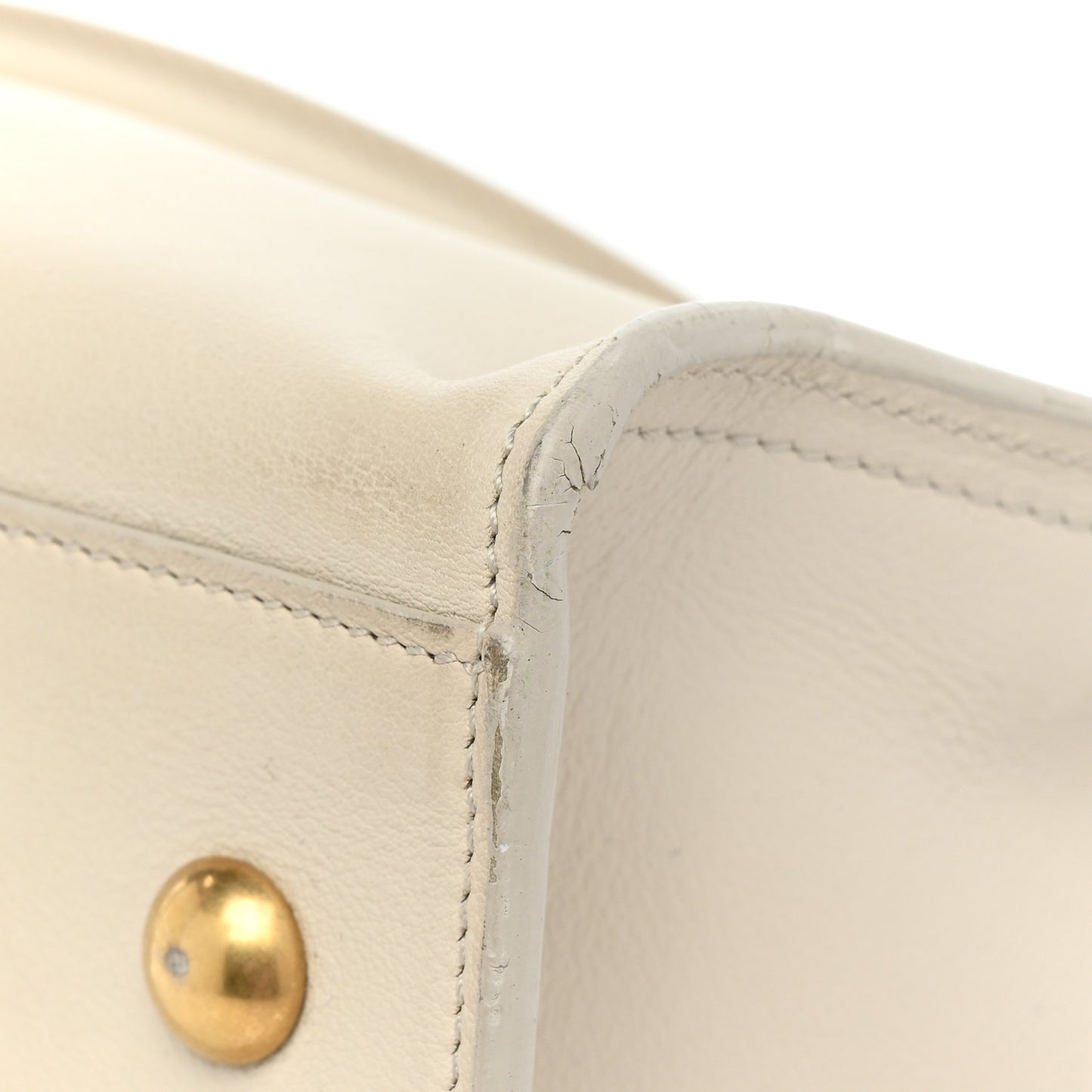 Calfskin Small Classic Y Cabas Chalk