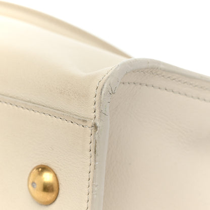 Saint Laurent Calfskin Small Classic Y Cabas Chalk 14 of 16