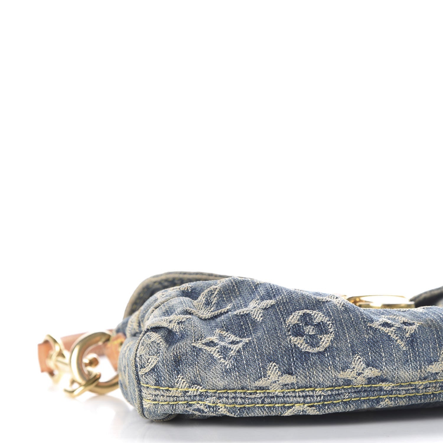 Louis Vuitton Monogram Denim Mini Pleaty Blue 5 of 9