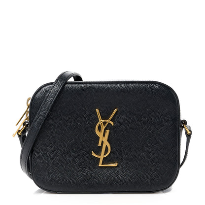 Saint Laurent Grain De Poudre Small Classic Monogram Camera Bag Black 1 of 11