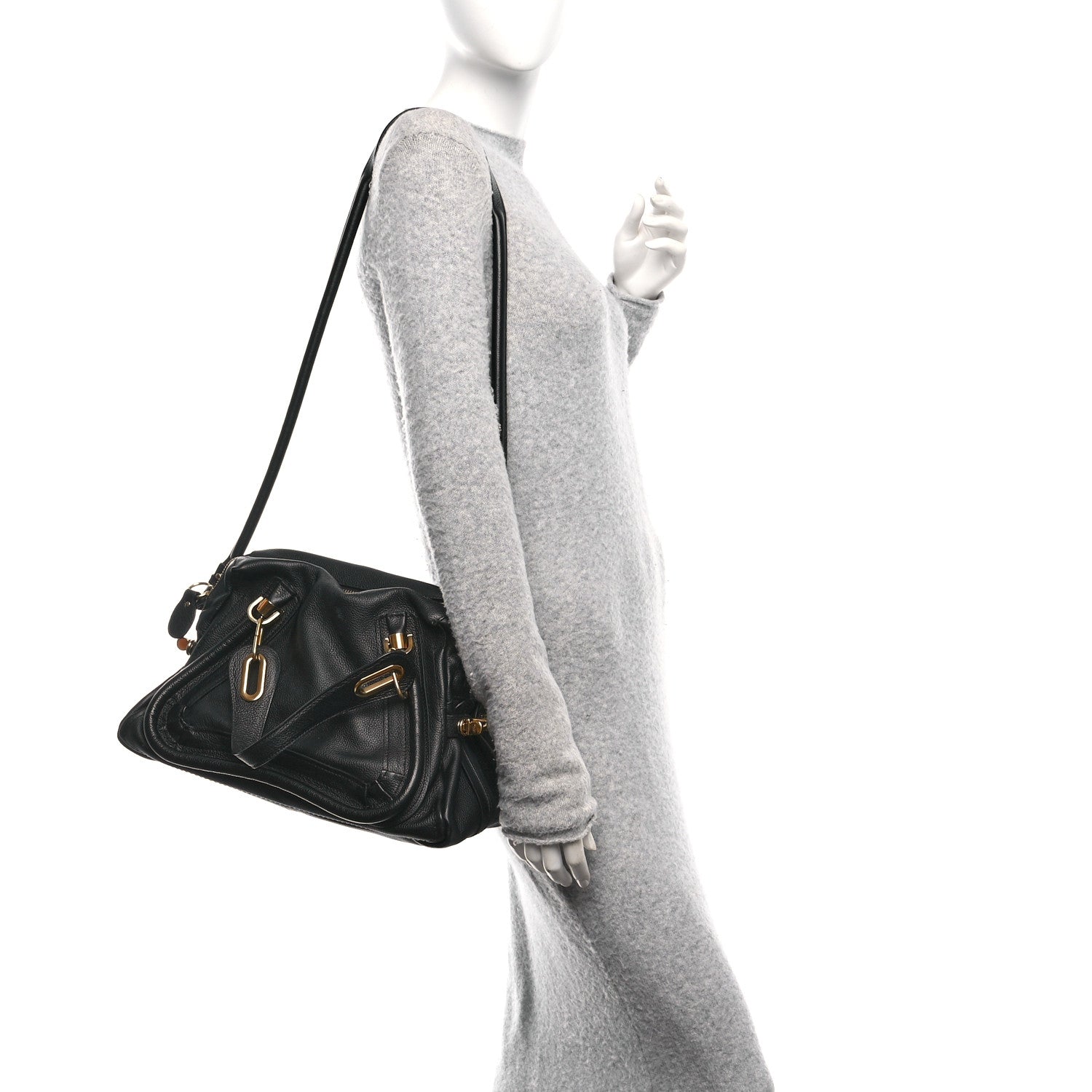 Chloe Calfskin Medium Paraty Black 2 of 9