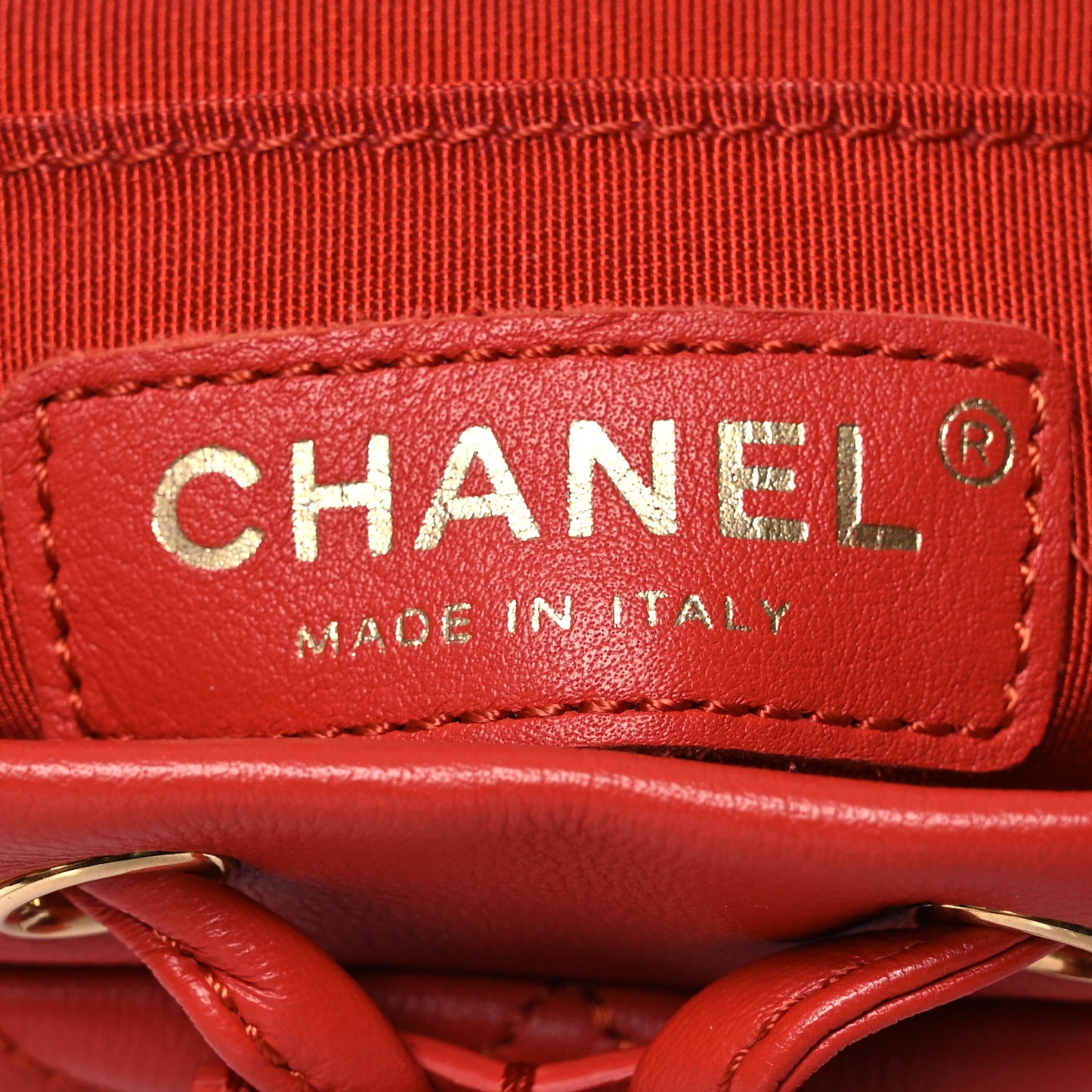 Calfskin Quilted Mini Urban Spirit Backpack Red