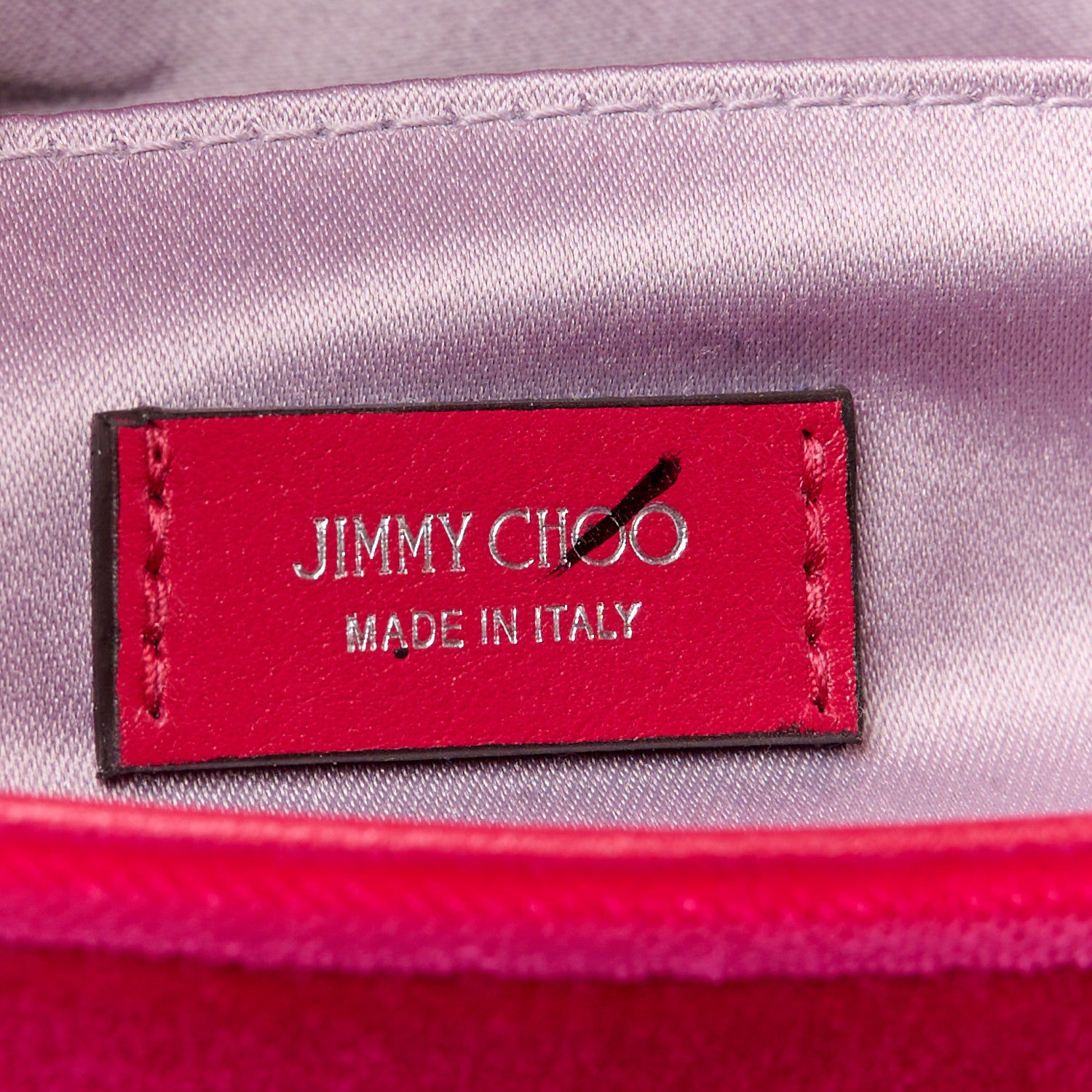 Jimmy Choo Velvet Crystal Cheri Shoulder Bag Royal Red 6 of 11