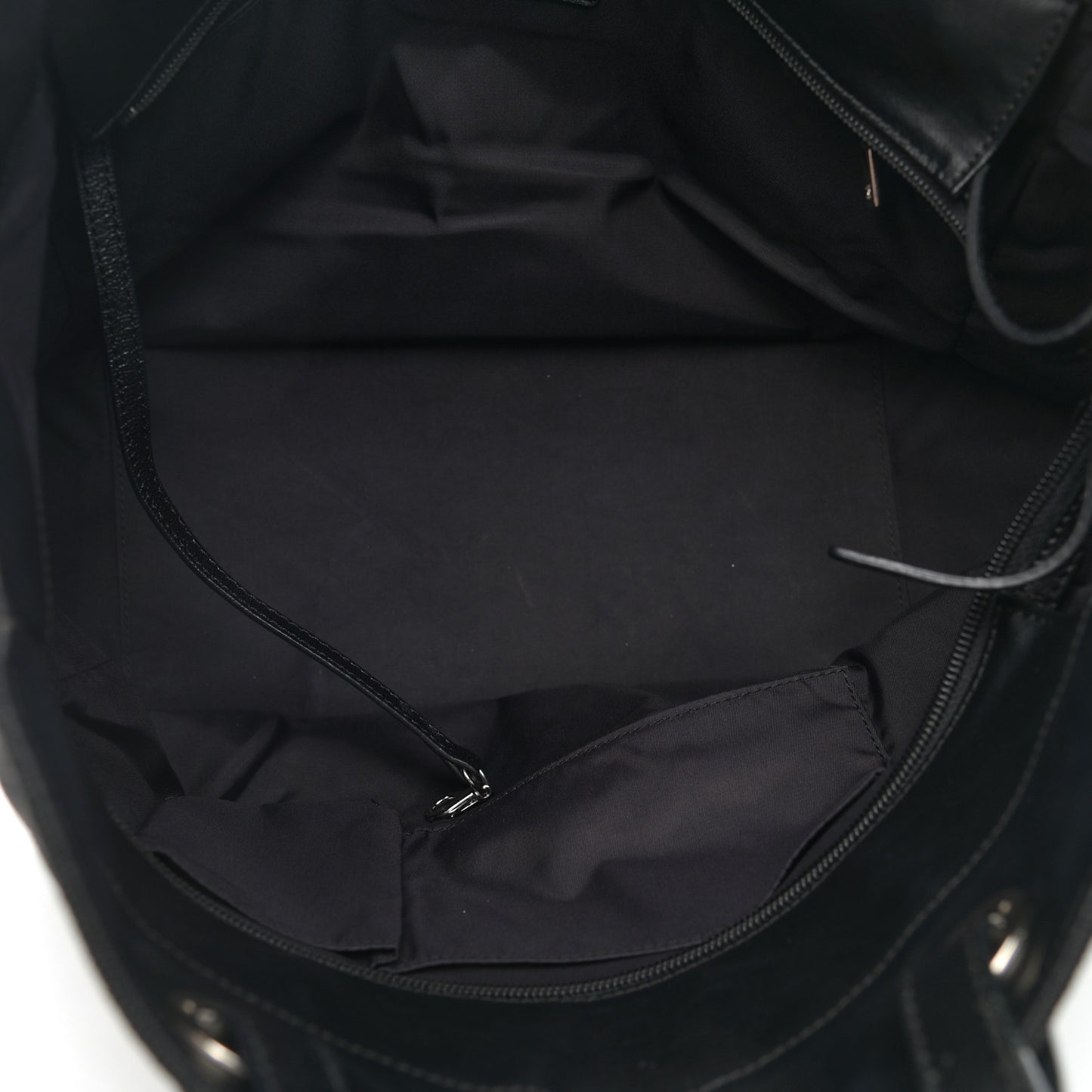 Coated Canvas Quilted Large Paris Biarritz Tote Black