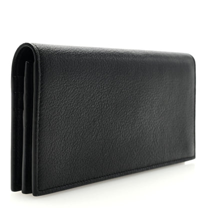 Saint Laurent Calfskin Tiny Monogram Cassandre Wallet Black 3 of 6