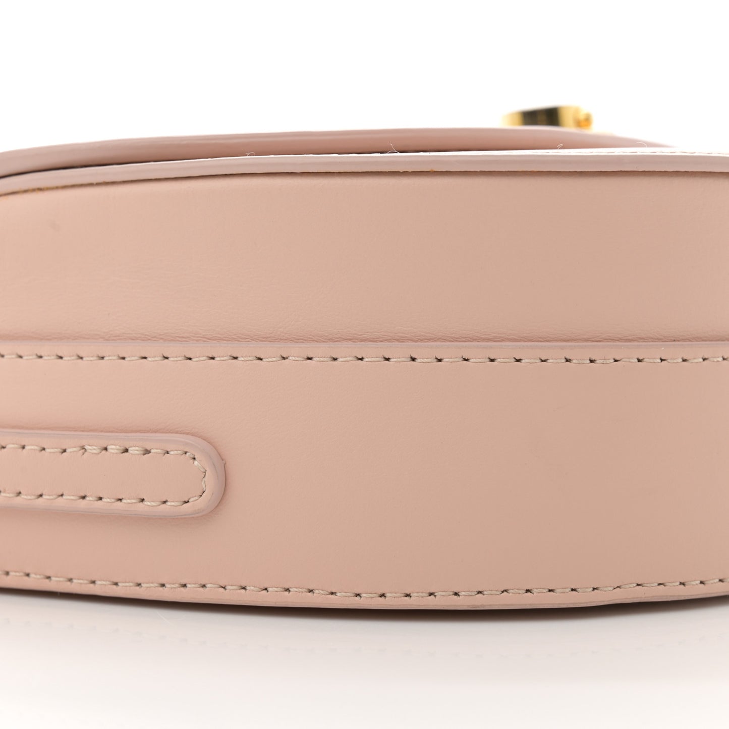 Calfskin Mini Saddle Crossbody Bag Rosa