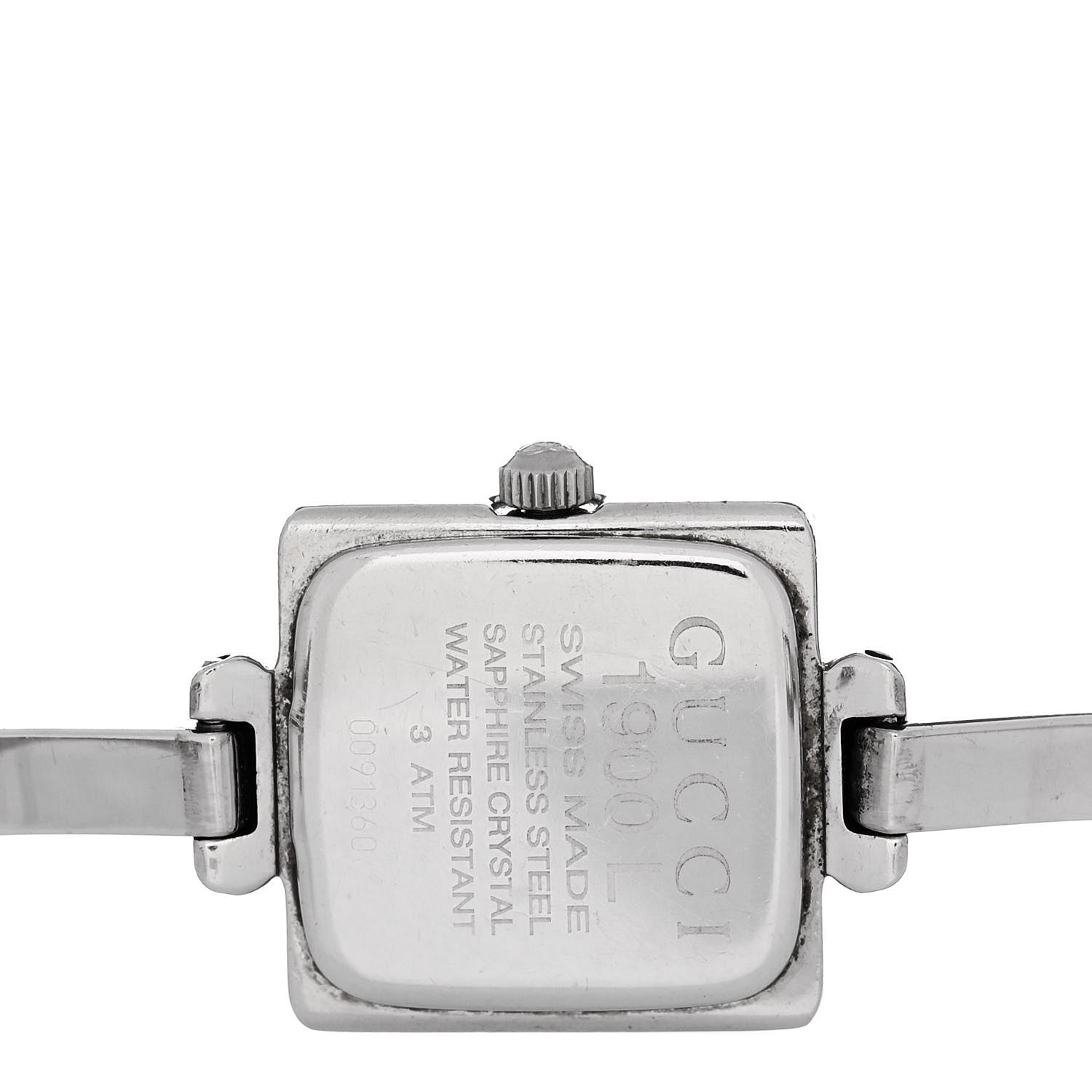 Gucci Stainless Steel 19mm 1900L Quartz Watch Black 4 of 4