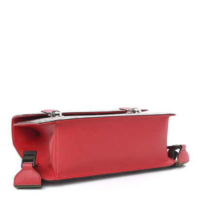 Gucci GG Supreme Monogram Childrens Sylvie Bow Print Backpack Red 3 of 8