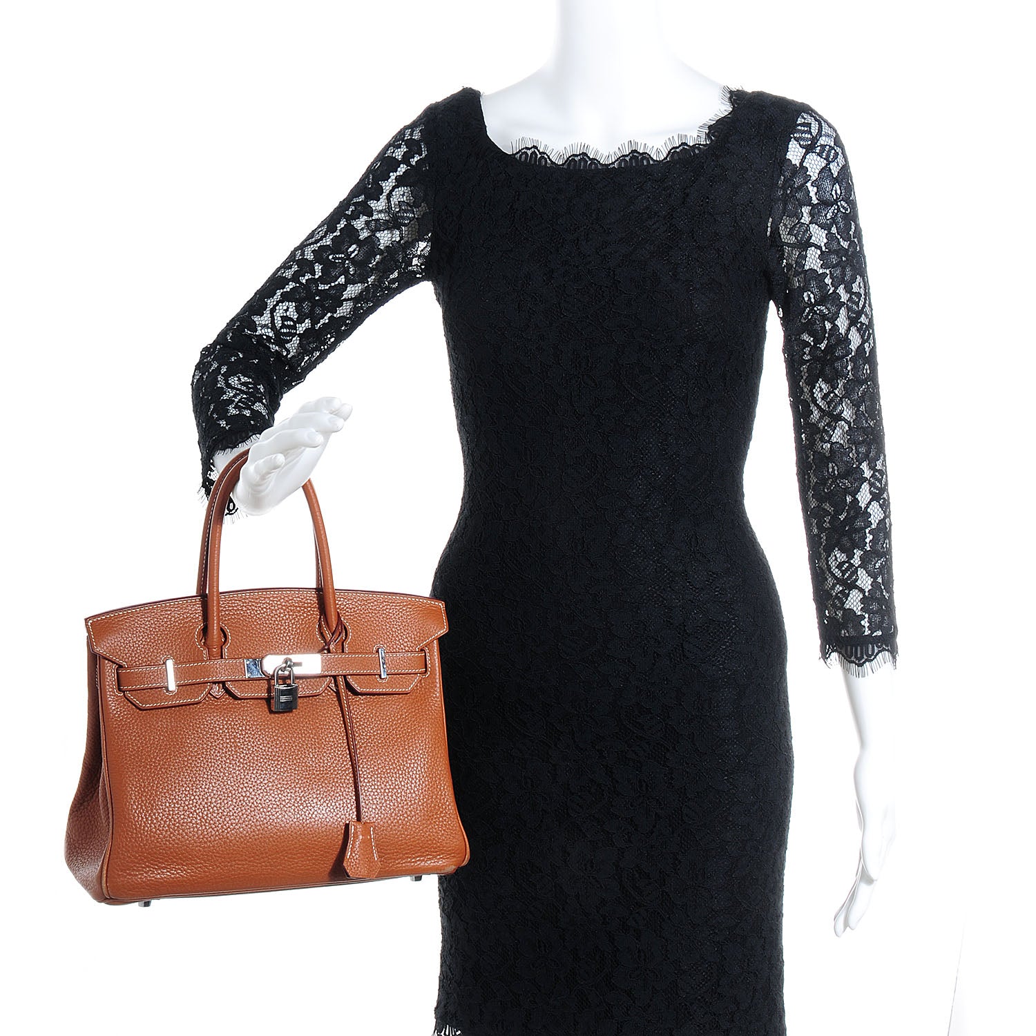 Hermes Taurillon Clemence Birkin 30 Gold 27 of 30
