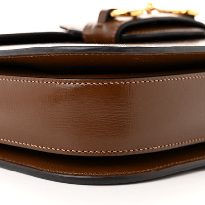 Gucci Azalea Calfskin Horsebit 1955 Shoulder Bag Brown Sugar 9 of 12