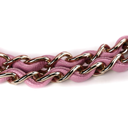 Chanel Caviar Quilted Mini Bucket Bag Pink 13 of 13