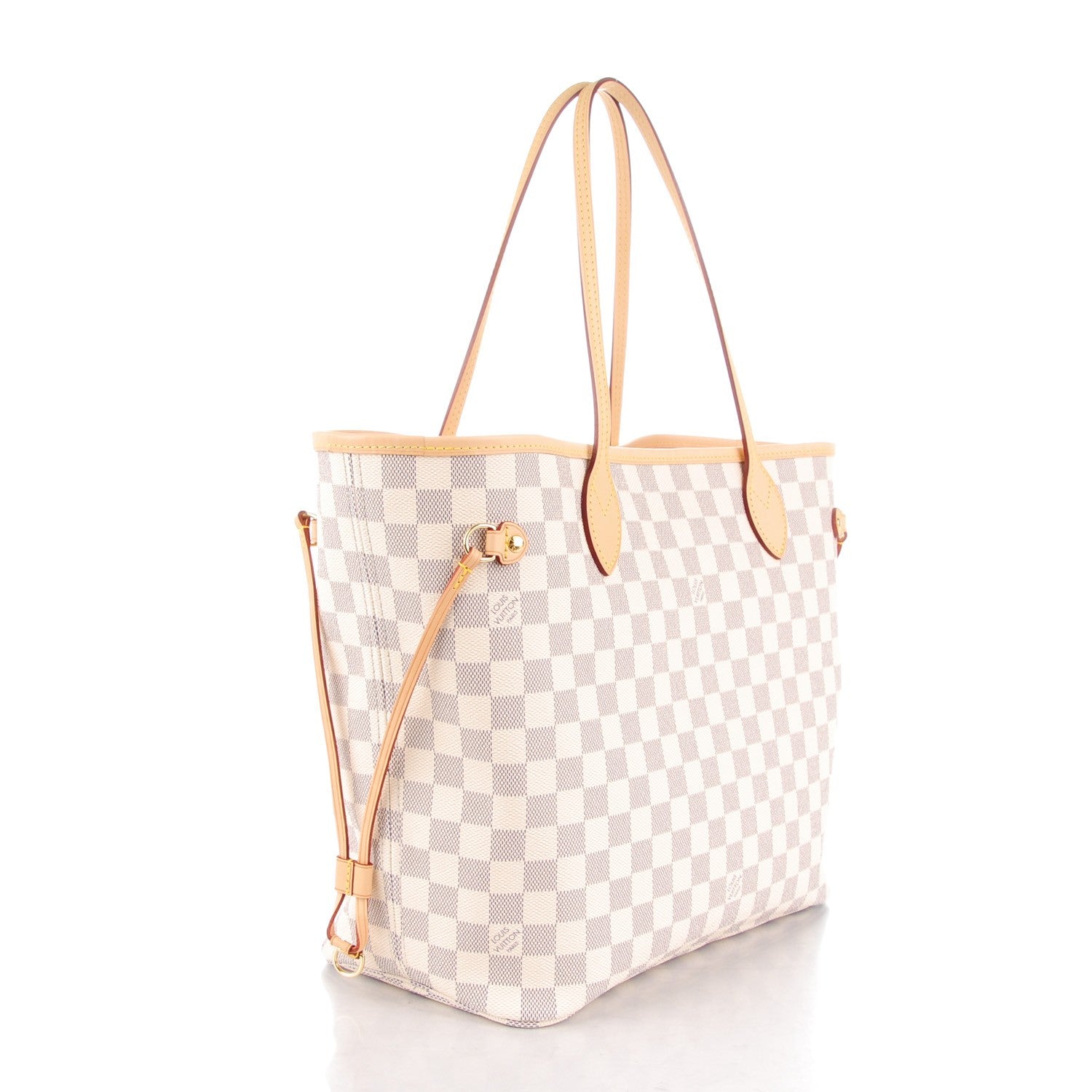 Louis Vuitton Damier Azur Neo Neverfull MM Rose Ballerine 4 of 10
