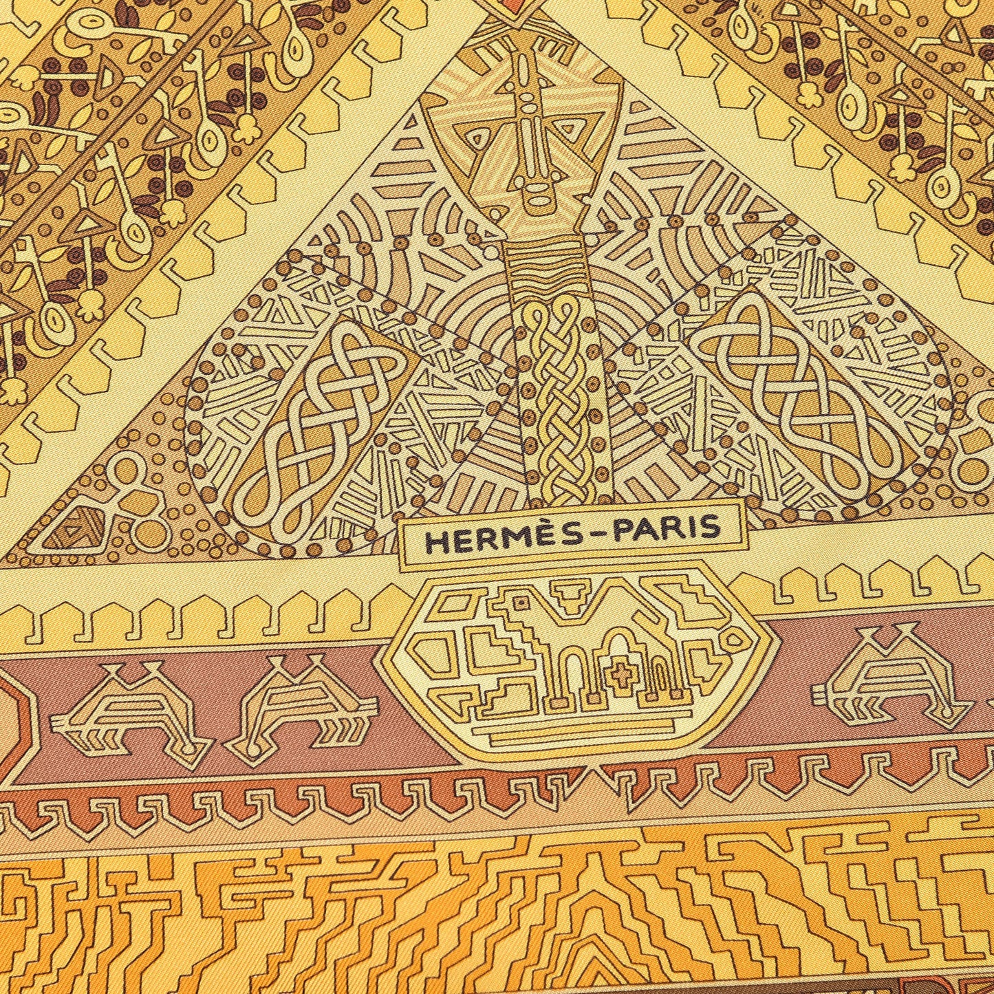 Silk Sur Un Tapis Volant Scarf 90